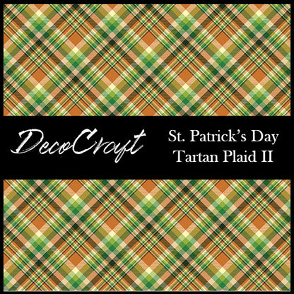 DecoCraft - Plaid - St. Patrick's Day - Tartan Plaid II