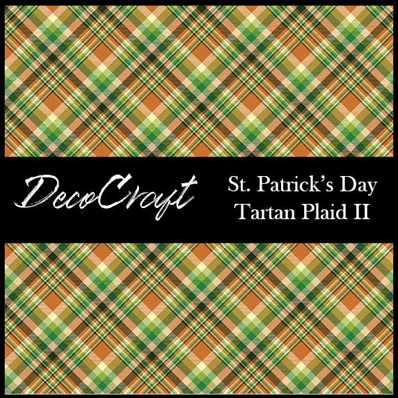 DecoCraft - Plaid - St. Patrick's Day - Tartan Plaid II
