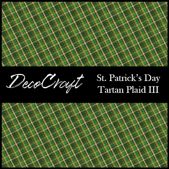 DecoCraft - Plaid - St. Patrick's Day - Tartan Plaid III