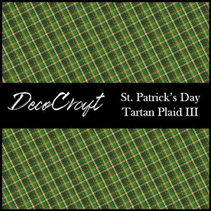 DecoCraft - Plaid - St. Patrick's Day - Tartan Plaid III