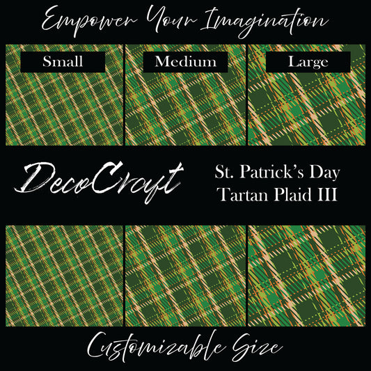 DecoCraft - Plaid - St. Patrick's Day - Tartan Plaid III