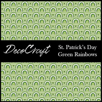 DecoCraft - St. Patrick's Day - Green Rainbows
