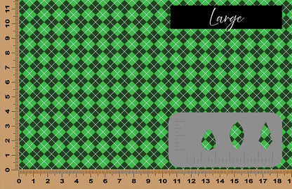 DecoCraft - Plaid - St. Patrick's Day - More Lucky Argyle