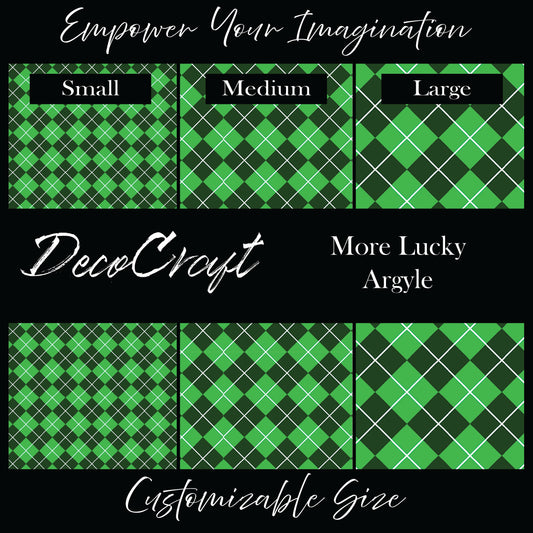 DecoCraft - Plaid - St. Patrick's Day - More Lucky Argyle