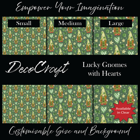 DecoCraft - St. Patrick's Day - Lucky Gnomes with Hearts