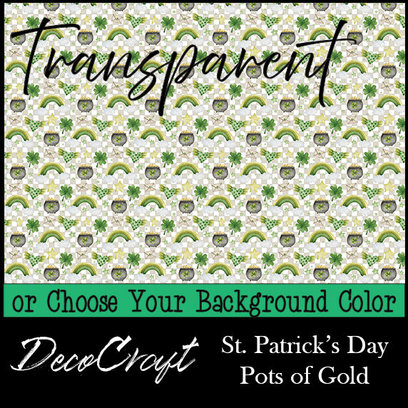 DecoCraft - Transparent - St. Patrick's Day - Pots of Gold