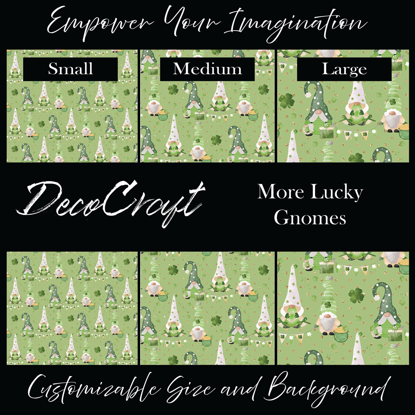 DecoCraft - St. Patrick's Day - More Lucky Gnomes