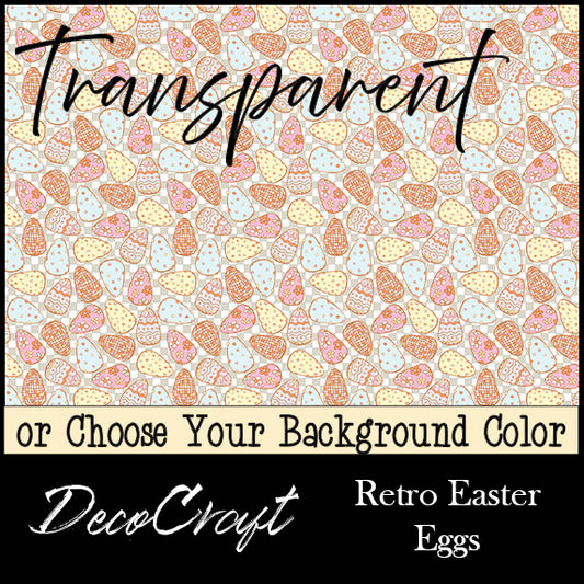 DecoCraft - Transparent - Spring & Easter - Retro Easter Eggs