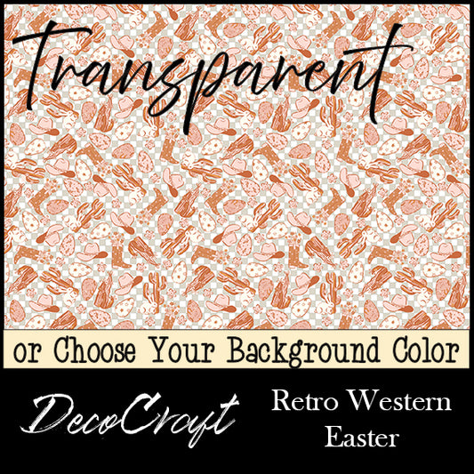 DecoCraft - Transparent - Spring & Easter - Retro Western Easter