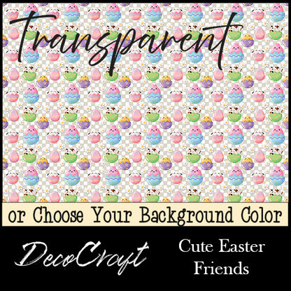 DecoCraft - Transparent - Spring & Easter - Cute Easter Friends