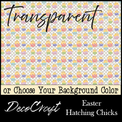 DecoCraft - Transparent - Spring & Easter - Hatching Chicks