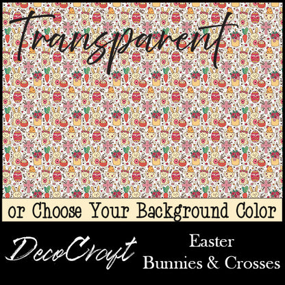DecoCraft - Transparent - Spring & Easter - Bunnies & Crosses