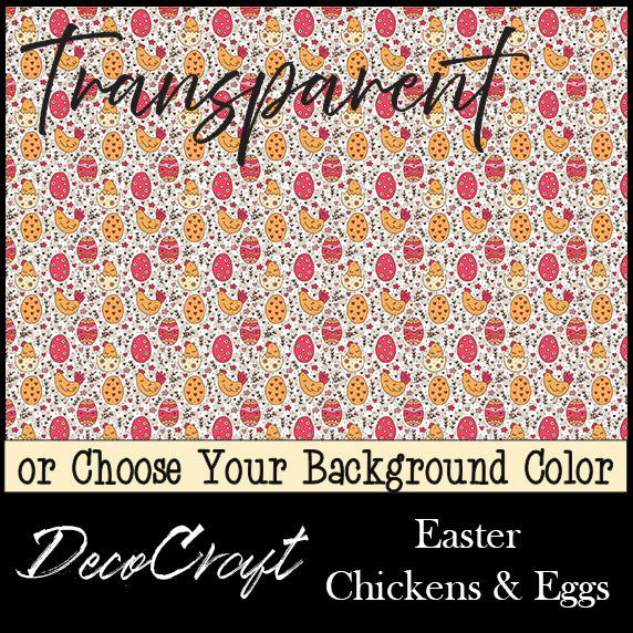 DecoCraft - Transparent - Spring & Easter - Chickens & Eggs