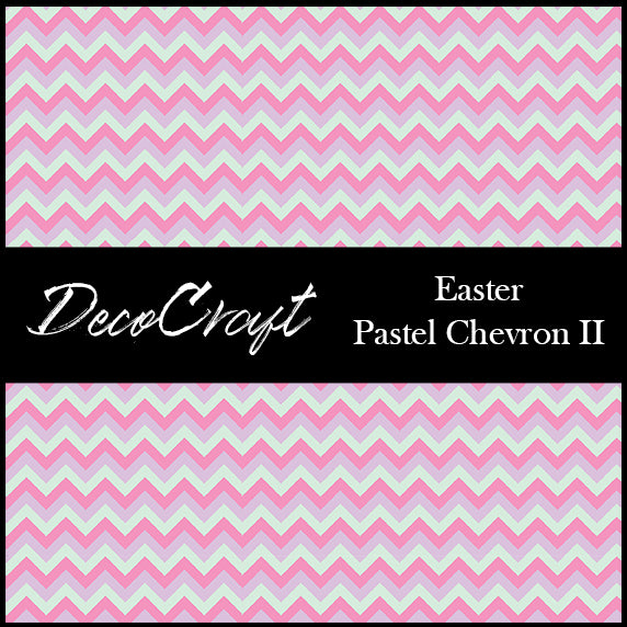 DecoCraft - Spring/Easter - Pastel Chevron II