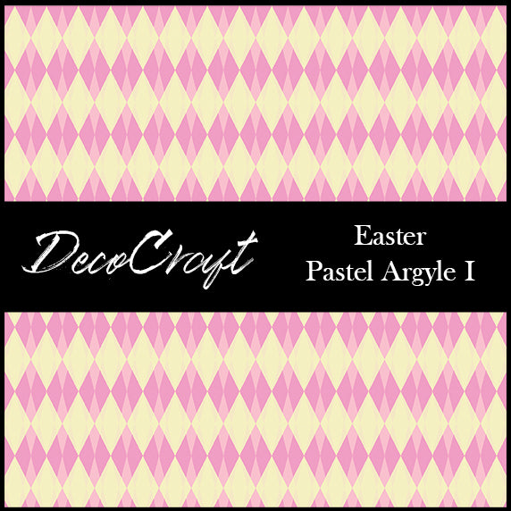 DecoCraft - Plaid - Easter Spring - Argyle I