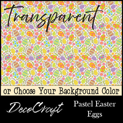 DecoCraft - Transparent - Spring & Easter - Pastel Easter Eggs
