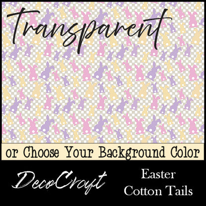 DecoCraft - Transparent - Spring & Easter - Cotton Tails
