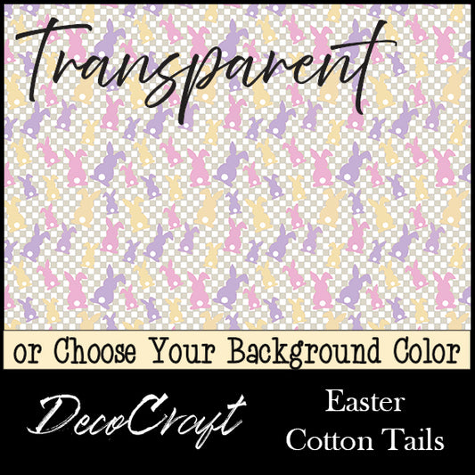 DecoCraft - Transparent - Spring & Easter - Cotton Tails