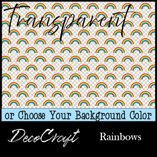 DecoCraft - Transparent - Landscapes & Skies - Rainbows