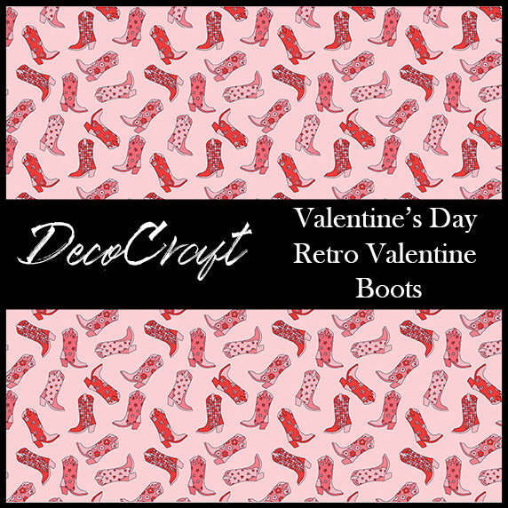 DecoCraft - Valentine's Day - Retro Valentine Boots