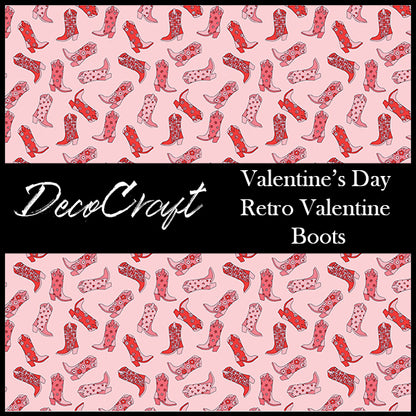 DecoCraft - Valentine's Day - Retro Valentine Boots