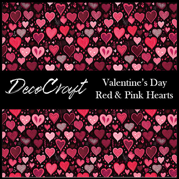 DecoCraft - Valentine's Day - Red & Pink Hearts
