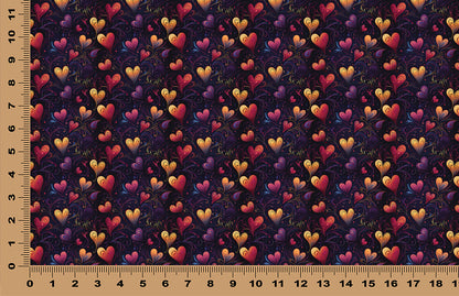 DecoCraft - Valentine's Day - Whimsical Hearts - Gold