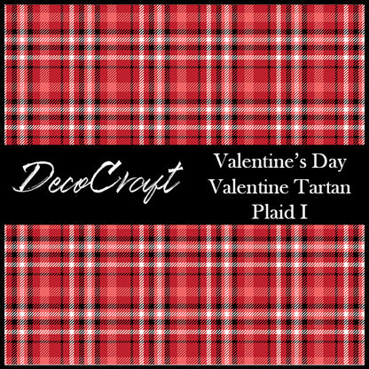 DecoCraft - Plaid - Valentine's Day - Tartan Plaid I