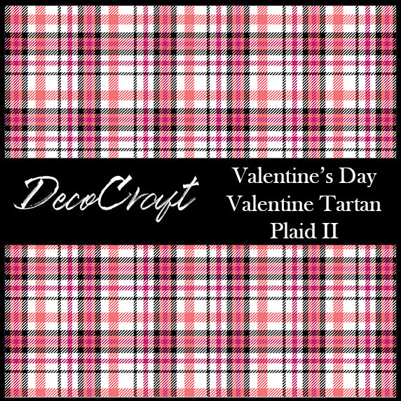 DecoCraft - Plaid - Valentine's Day - Tartan Plaid II