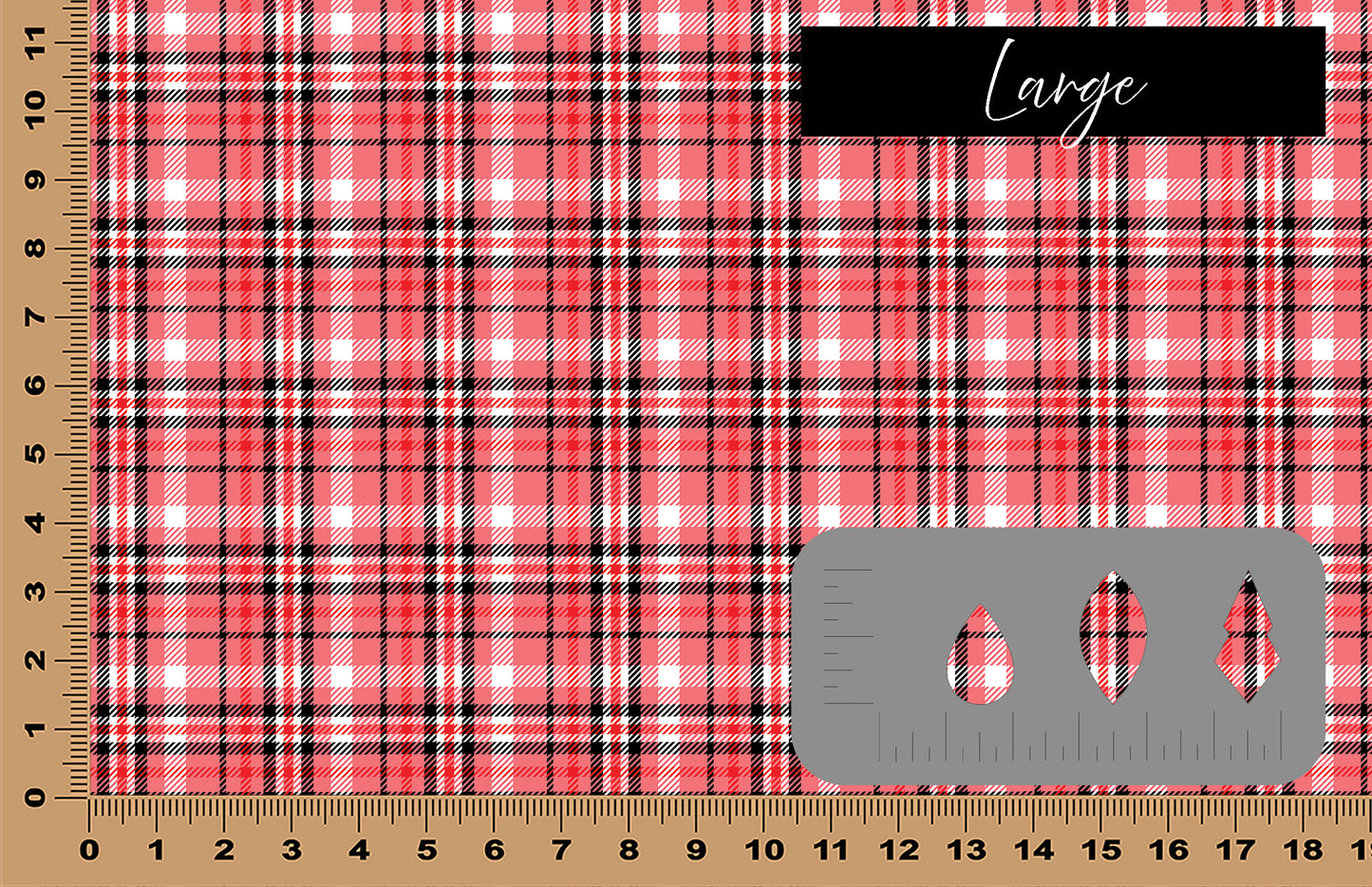 DecoCraft - Plaid - Valentine's Day - Tartan Plaid III