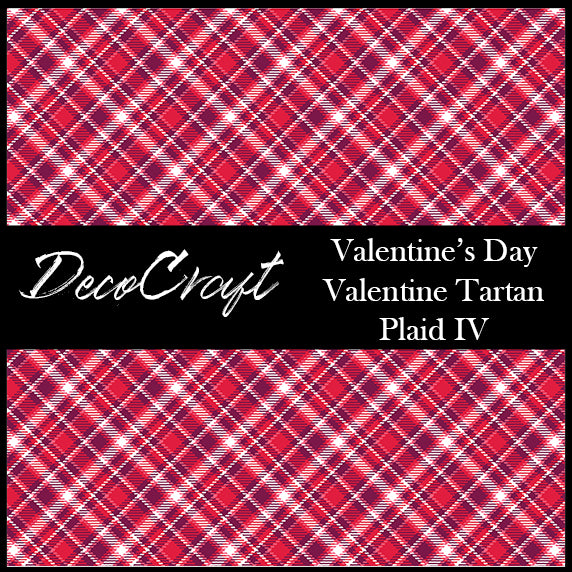 DecoCraft - Plaid - Valentine's Day - Tartan Plaid IV
