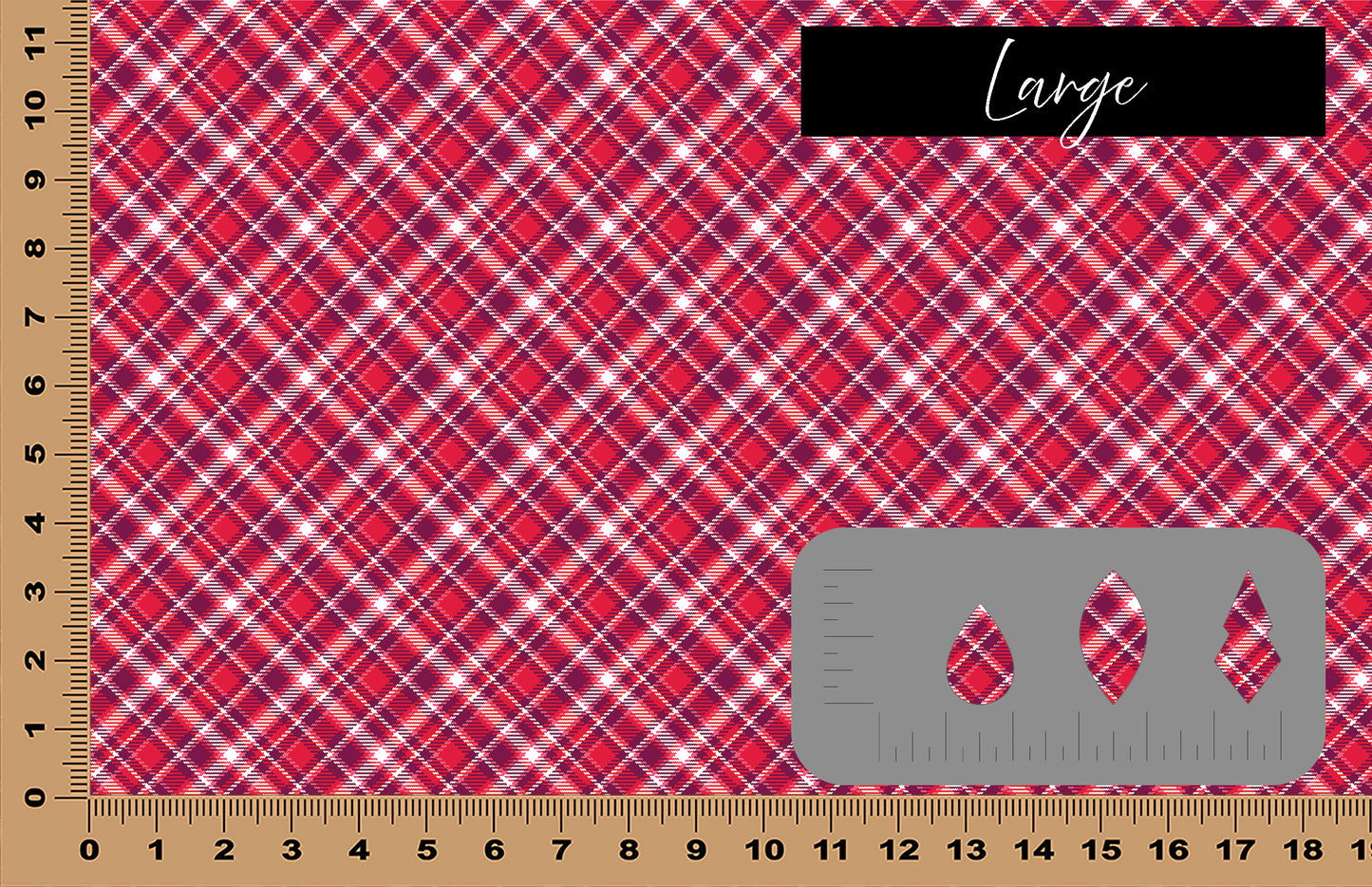 DecoCraft - Plaid - Valentine's Day - Tartan Plaid V