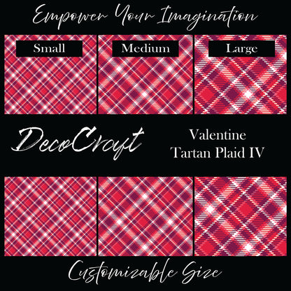 DecoCraft - Plaid - Valentine's Day - Tartan Plaid V