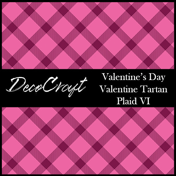 DecoCraft - Plaid - Valentine's Day - Tartan Plaid VI