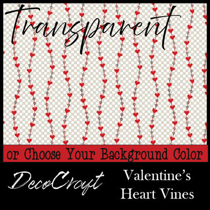 DecoCraft - Transparent - Valentine's Day - Heart Vines