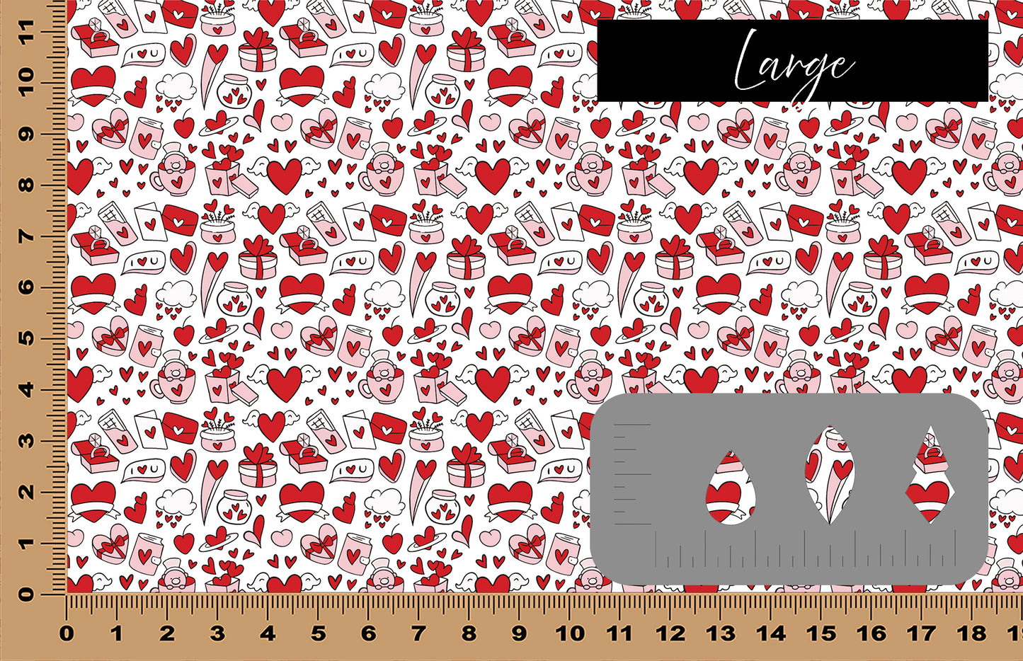 DecoCraft - Valentine's Day - Scattered Valentine Icons