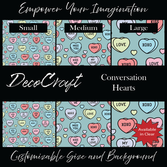 DecoCraft - Valentine's Day - Conversation Hearts