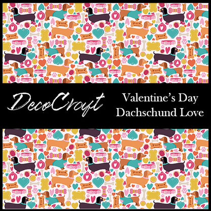 DecoCraft - Valentine's Day - Dachshund Love