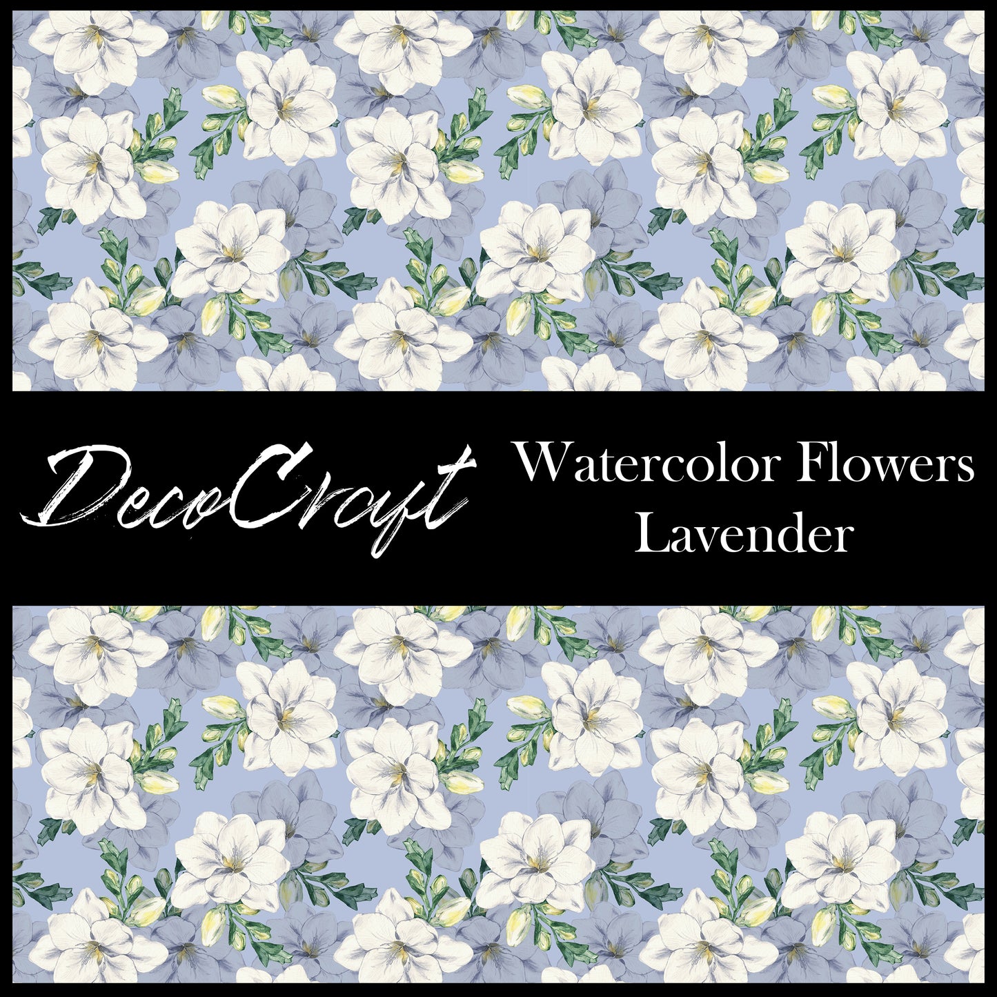 DecoCraft - Flowers & Greenery - Water Color Flowers - Lavender