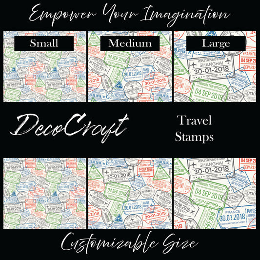 DecoCraft - Travel - Stamps