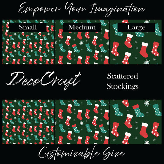 DecoCraft Christmas - Scattered Stockings