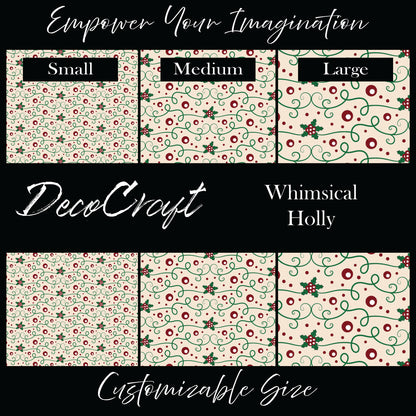 DecoCraft Christmas - Whimsical Holly