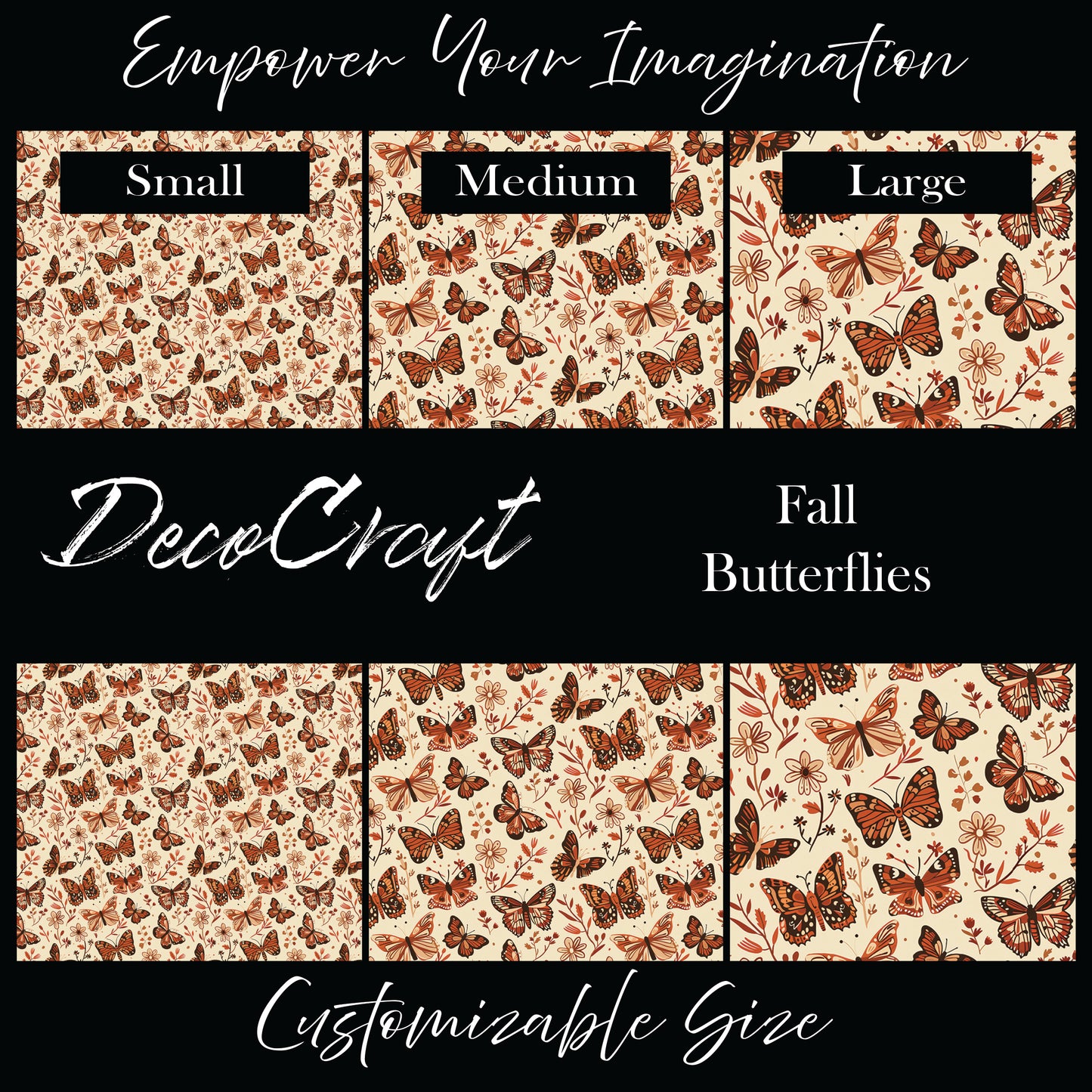 DecoCraft - Fall/Autumn - Butterflies