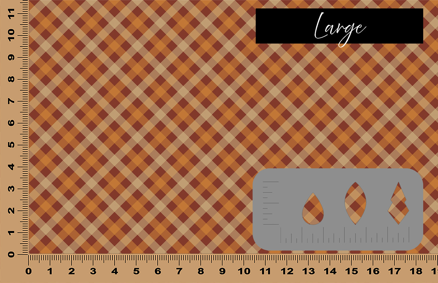 DecoCraft - Fall/Autumn - Retro Fall Plaid