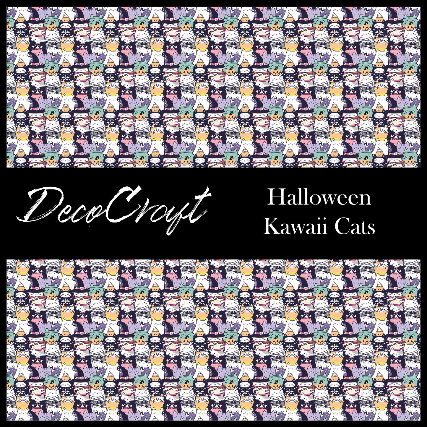 DecoCraft - Halloween - Kawaii Halloween Cats