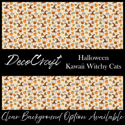 DecoCraft - Halloween - Kawaii Witchy Cats