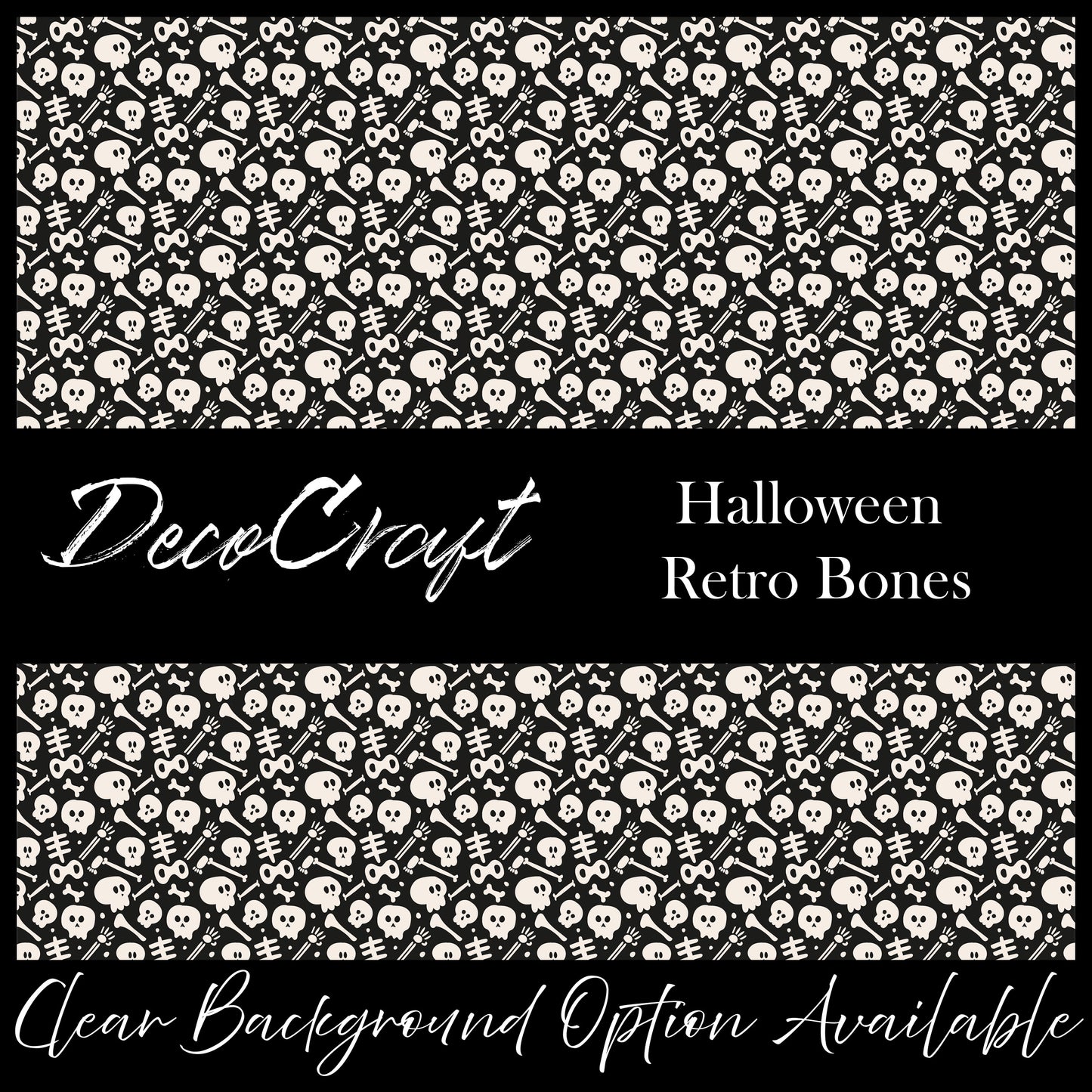 DecoCraft - Halloween - Retro Bones