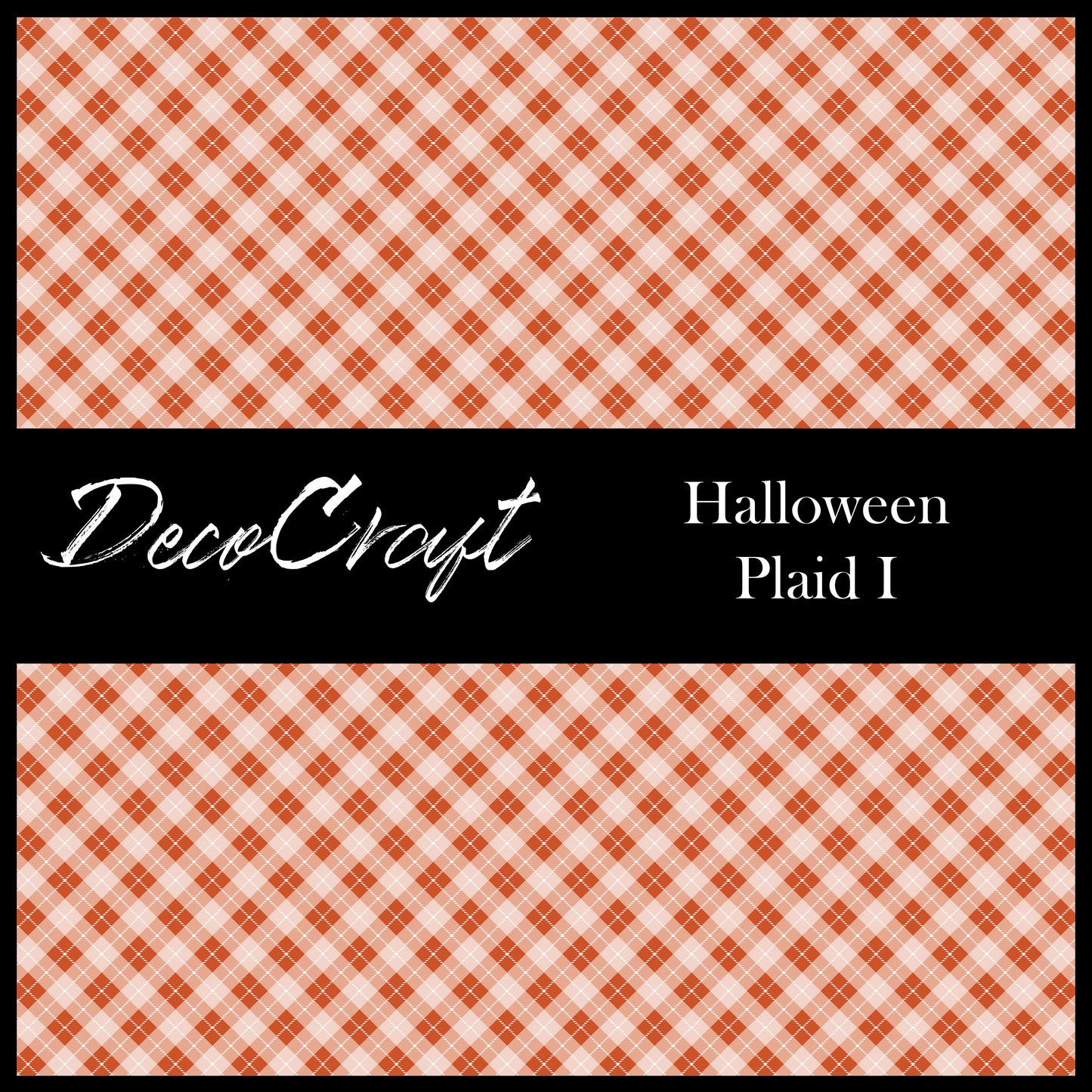 DecoCraft - Halloween - Plaid I