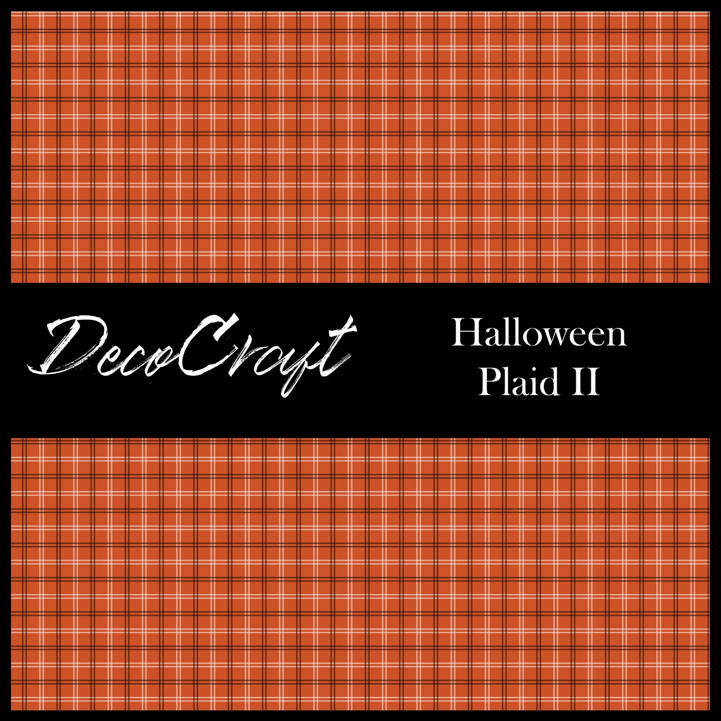 DecoCraft - Halloween - Plaid II