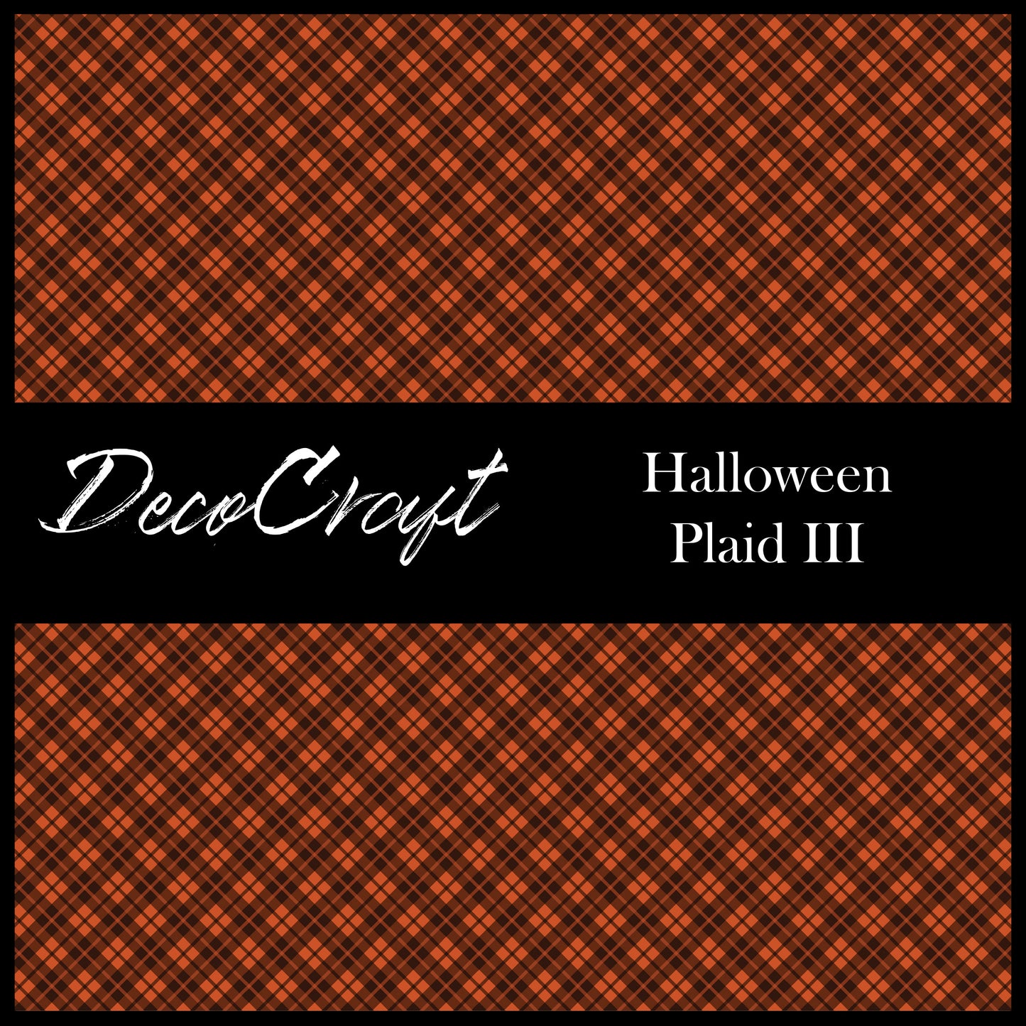 DecoCraft - Halloween - Plaid III